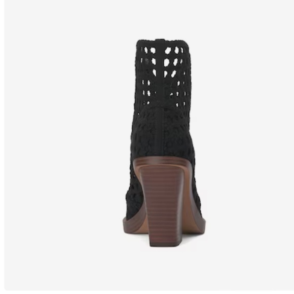Jessica Simpson Lukkah Booties Black Woven 8.5M - Picture 4 of 14